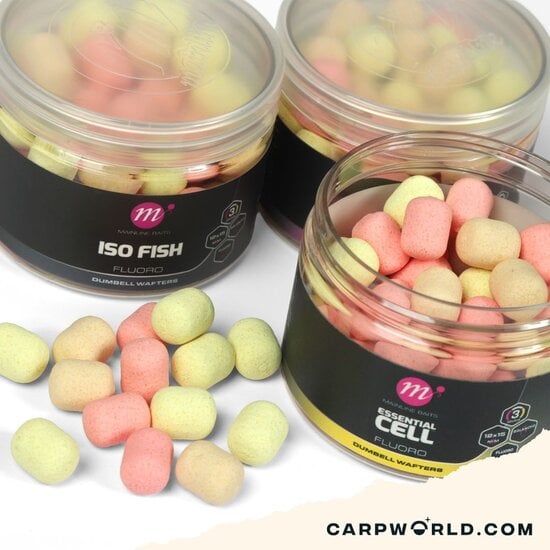 Mainline Mainline ISO Fish Fluoro Dumbell Wafters 12x15mm