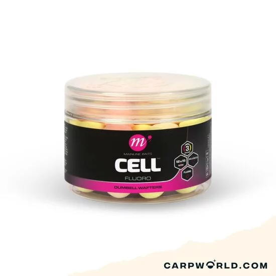 Mainline Mainline Cell Fluoro Dumbell Wafters 12x15mm