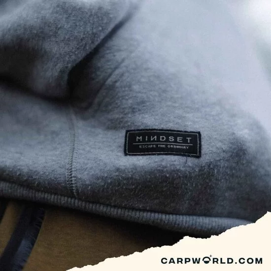 Korda Korda Mindset Patch Hoodie Heather Grey
