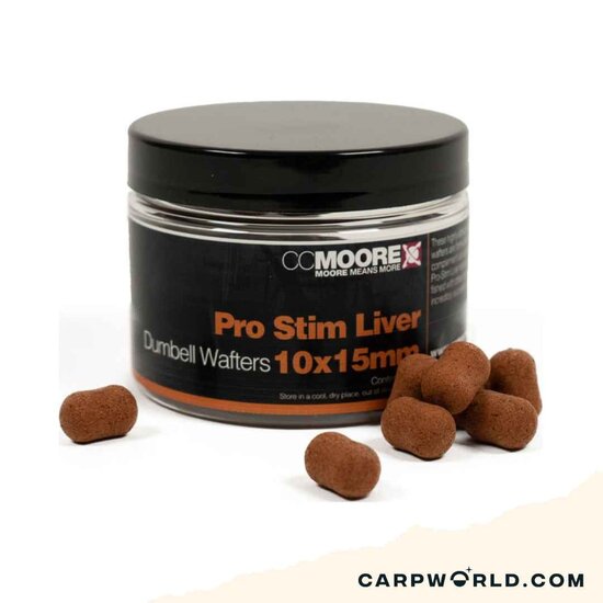 CCMoore CCMoore Pro Stim Liver Dumbell Wafters 10x15mm