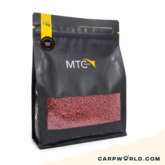 MTC Baits MTC Baits Hi-Attract Pellet 4mm Triple R Garlic 1kg
