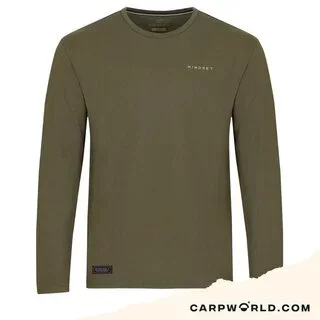 Korda Mindset Minimal LS Tee Dark Olive