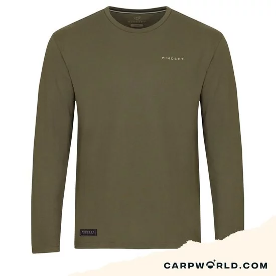 Korda Korda Mindset Minimal LS Tee Dark Olive