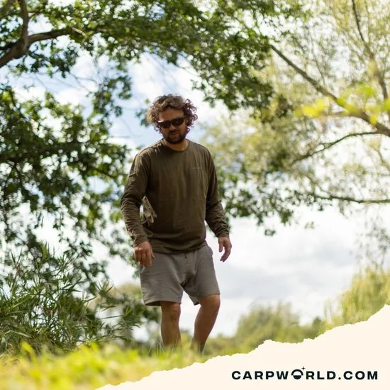 Korda Korda Mindset Minimal LS Tee Dark Olive