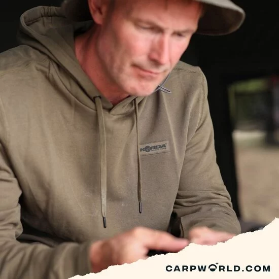 Korda Korda Patch Hoodie Dark Olive