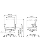 Ergologics Scalea Comfort - Ergonomische Bureaustoel
