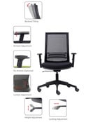 Bureaustoel Canillo Mesh Bureaustoel Canillo Mesh