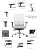 Ergonomische bureaustoel Curve DeLuxe  - NEN 1335