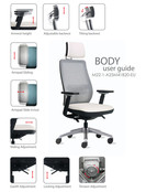 Ergonomische Bureaustoel Body