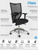 Ergonomische bureaustoel Fitea Mesh NPR Ergonomische bureaustoel Fitea Mesh NPR