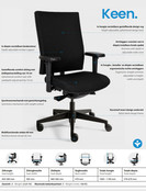 Ergologics Keen - Ergonomische Bureaustoel NPR1813
