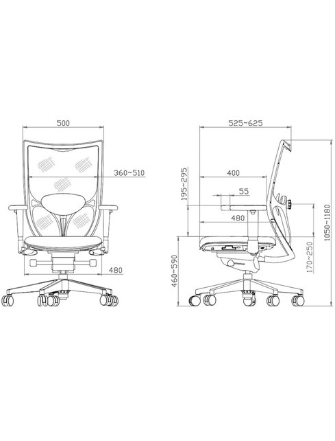 Ergonomische bureaustoel Fitea Mesh NPR Ergonomische bureaustoel Fitea Mesh NPR