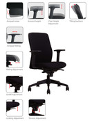 Bureaustoel Euroseats Vigo - Ergonomisch NEN 1335