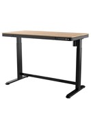 Zit Sta Bureau Home Office 120 x 60 cm - Zwart Eiken