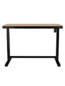 Zit Sta Bureau Home Office 120 x 60 cm - Zwart Eiken