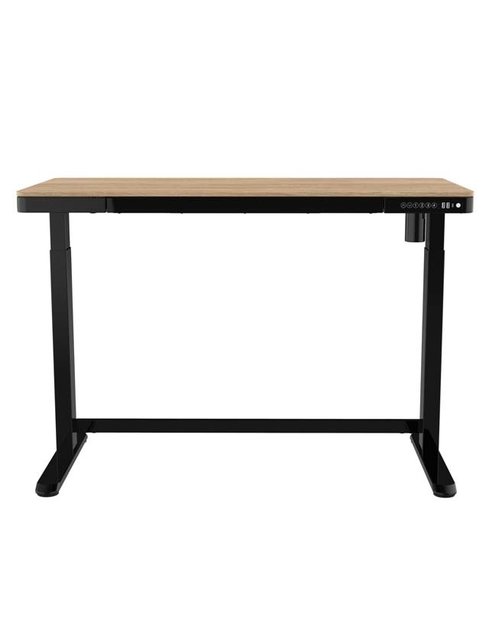 Zit Sta Bureau Home Office 120 x 60 cm - Zwart Eiken