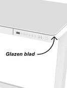 Zit Sta Bureau Home Office 120 x 60 cm - Wit