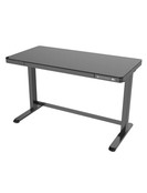 Zit Sta Bureau Home Office 120 x 60 cm Zwart