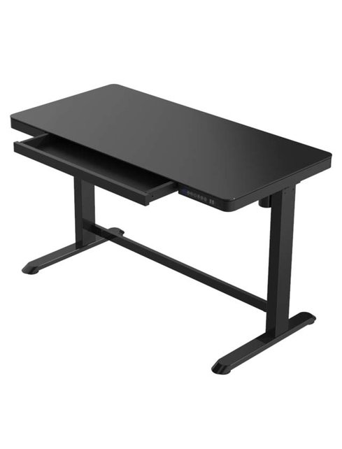 Zit Sta Bureau Home Office 120 x 60 cm Zwart