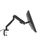 Monitorarm Enkel Zwart (incl USB poorten)