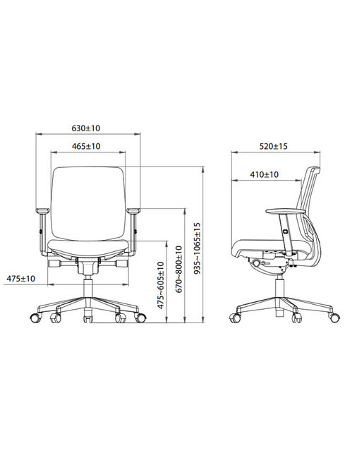 Ergonomische Bureaustoel Scalea Mesh Ergonomische Bureaustoel Scalea Mesh
