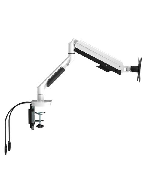 Monitorarm Enkel Wit (incl USB poorten)