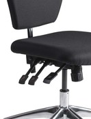 Kassastoel Aluminium - Laag Model