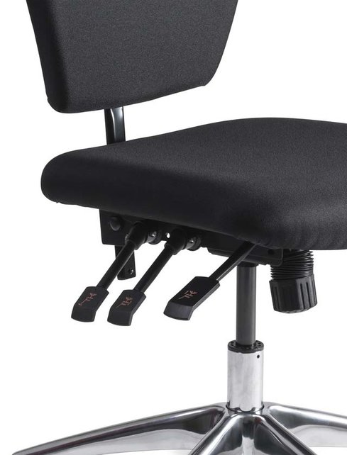 Kassastoel Aluminium - Laag Model