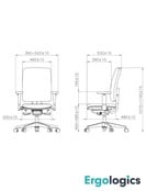 Ergonomische Bureaustoel Tusa - NPR 1813