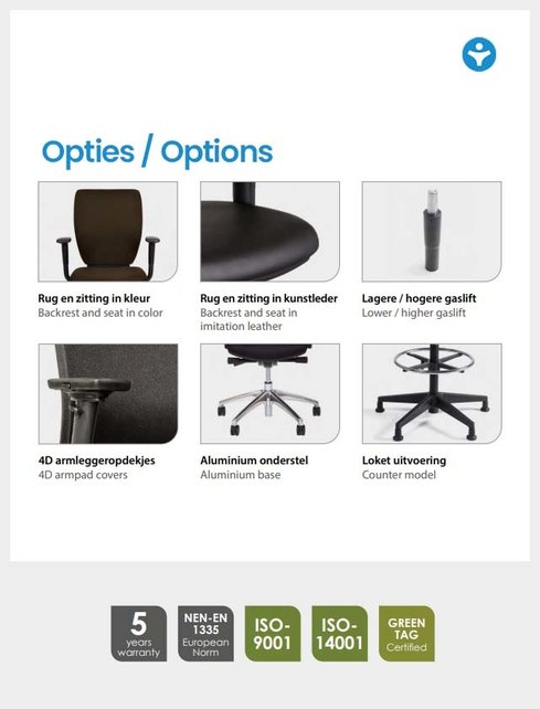 Ergonomische Bureaustoel Dynamic 320