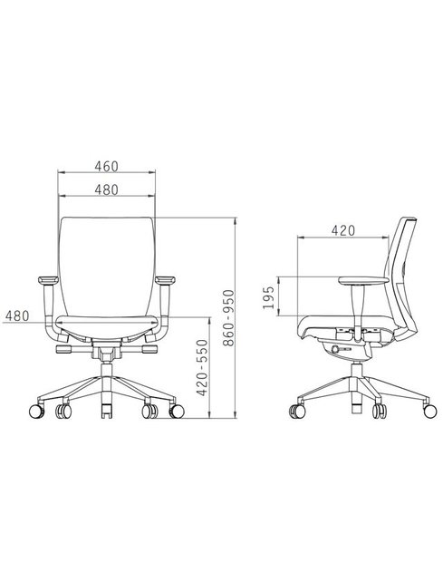 Ergonomische Bureaustoel Dynamic 320