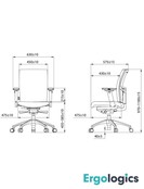 Ergonomische Bureaustoel Vitapro 600
