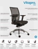 Ergonomische Bureaustoel Vitapro 550