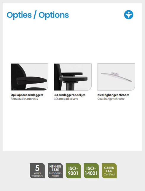 24 Uurs Stoel Control | Stof