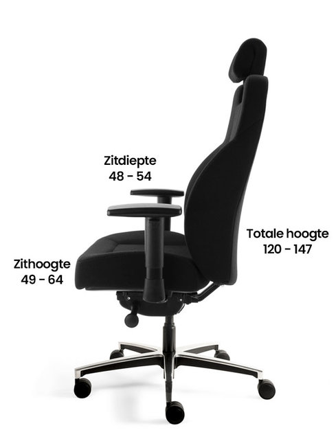 24 Uurs Stoel Control | Stof