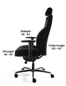 24 Uurs Stoel Control | Half Leder 24 Uurs Stoel Control | Half Leder