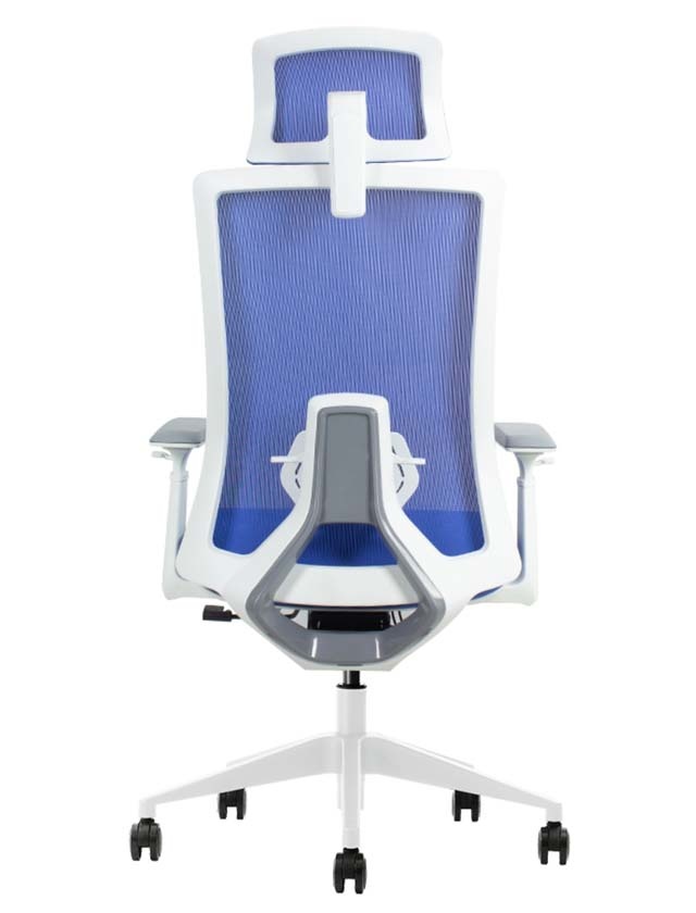 Furniturer Morandi Silla De Trabajo De Escritura Para Tela Aqua White Material Del Tapizado Furniturer Morandi Silla De Trabajo De Escritura Para Tela Aqua White Material Del Tapizado