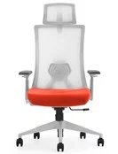 Ergonomische Bureaustoel Verona Oranje | NEN 1335 Ergonomische Bureaustoel Verona Oranje | NEN 1335