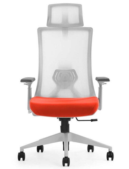 Ergonomische Bureaustoel Verona Oranje | NEN 1335 Ergonomische Bureaustoel Verona Oranje | NEN 1335
