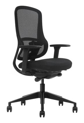 Emma Ergonomische Bureaustoel – Zwart