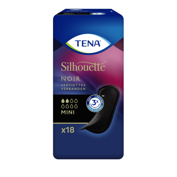 TENA Silhouette Noir Mini  - 10 pakken