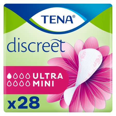 TENA TENA  Discreet Ultra Mini inlegkruisjes - 10 pakken