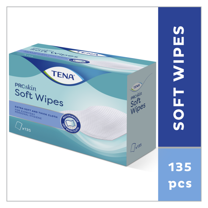 TENA Soft Wipe ProSkin doekjes 135 stuks
