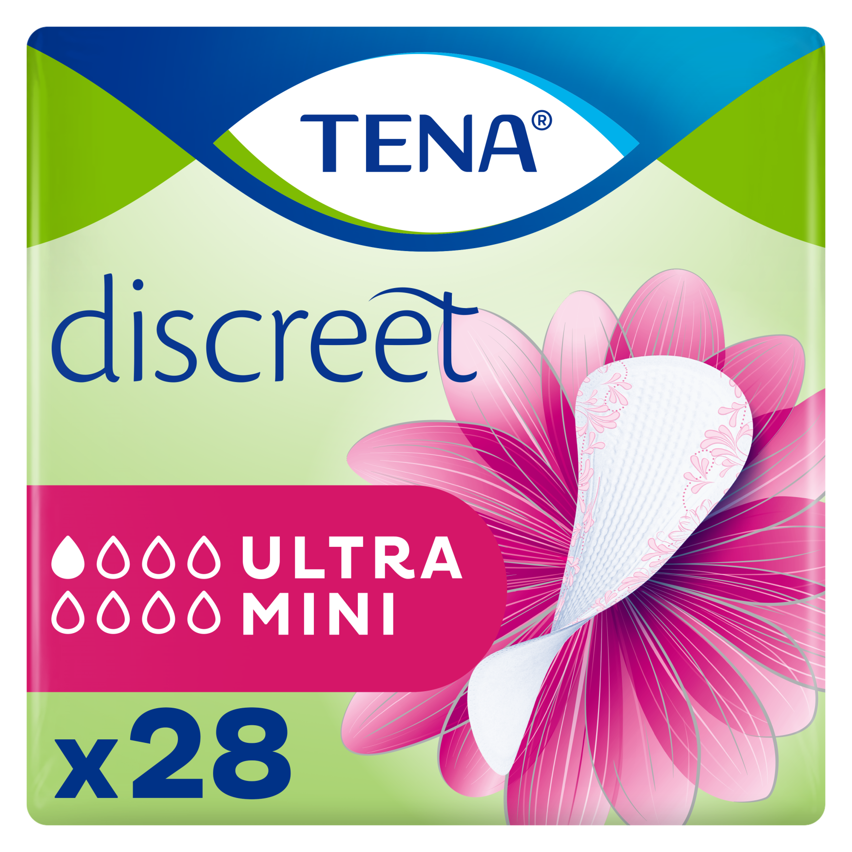 uitslag Niet essentieel voorwoord TENA Discreet Ultra Mini inlegkruisje. | Hulpmiddelonline.be