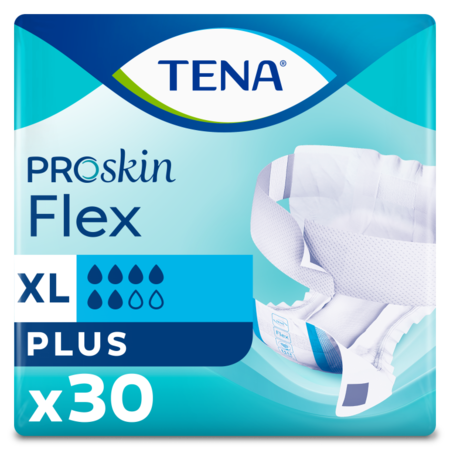 TENA Flex Plus ProSkin (S/ M/ L/ XL). 30 stuks.