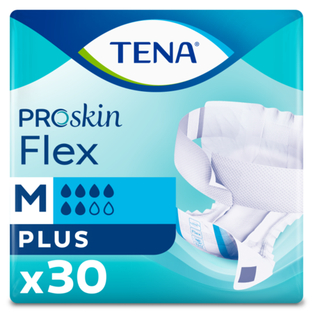 TENA Flex Plus ProSkin (S/ M/ L/ XL). 30 stuks.