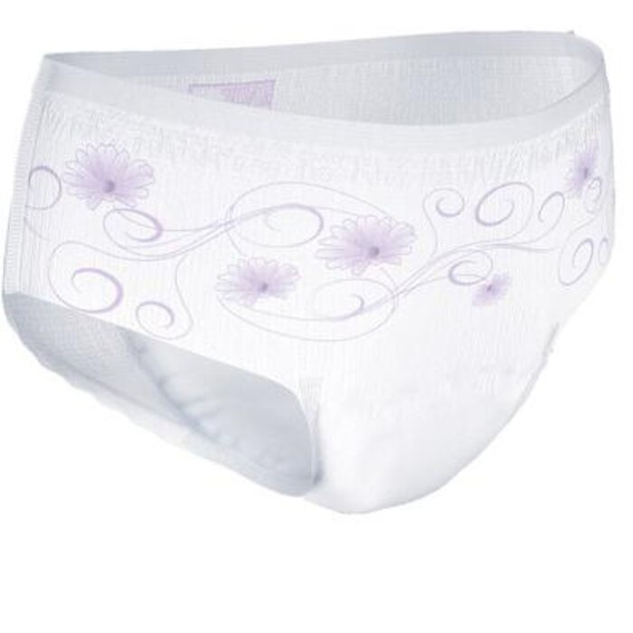 TENA Silhouette Normal Low Waist Blanc  (M/ L)