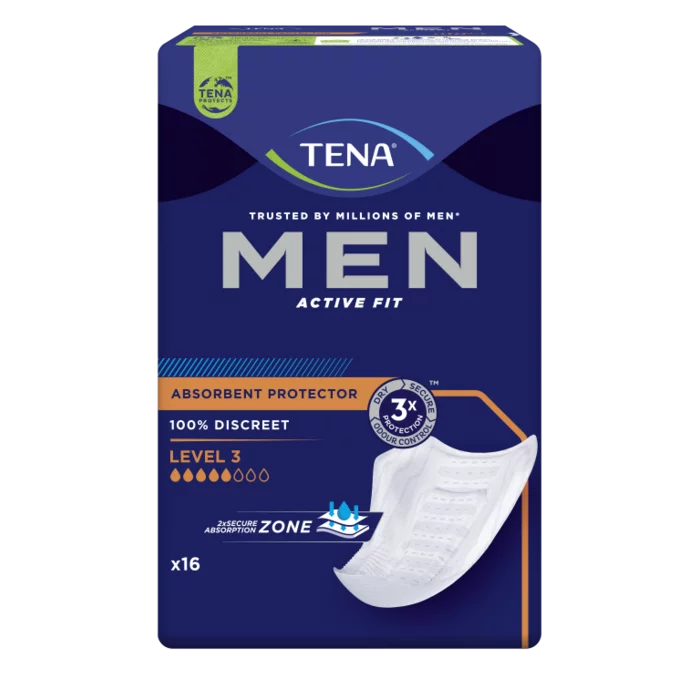 TENA Men Active Fit Level 3  - 8 pakken - 128 stuks