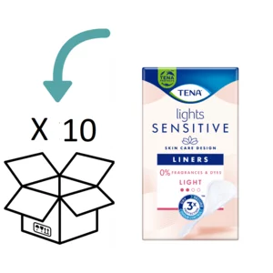 TENA Lights Sensitive Light Liner - 10 pakken