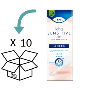 TENA Lights Sensitive Long Liner - 10 pakken